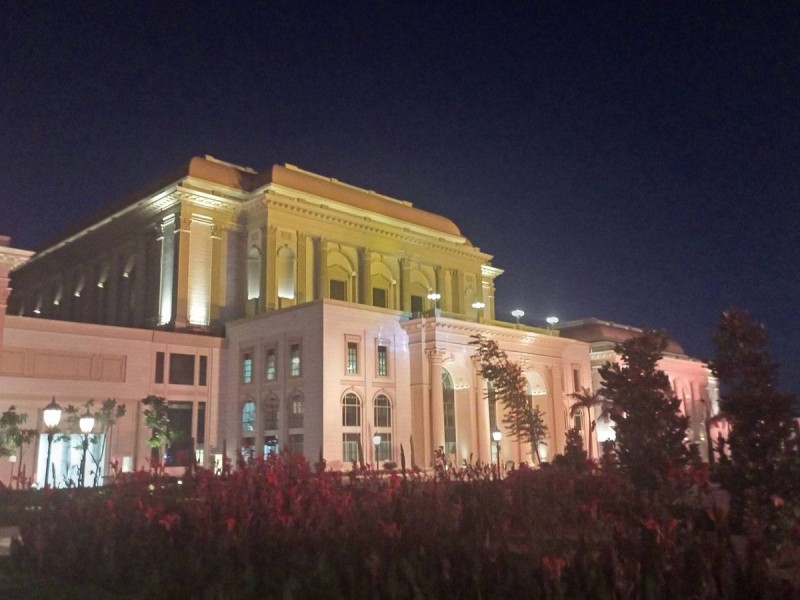 Le nouveau siège de la Banque centrale d'Egypte dans la nouvelle capitale administrative. (Ph: Salif D. CHECKNA)