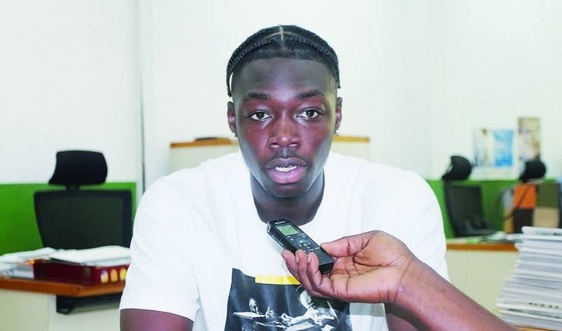 Serge-Philippe Raux Yao, défenseur de Rodez-Ligue 2 France. (Ph: Dr)