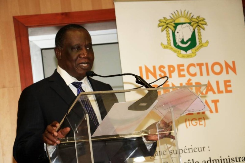 L'Inspecteur général d'Etat, Théophile Ahoua N'Doli. (DR)