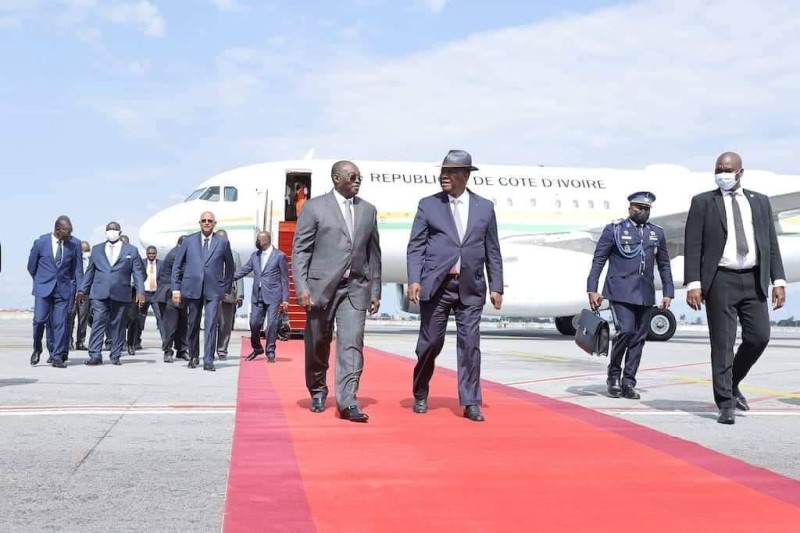 Le président Ouattara a regagné Abidjan
