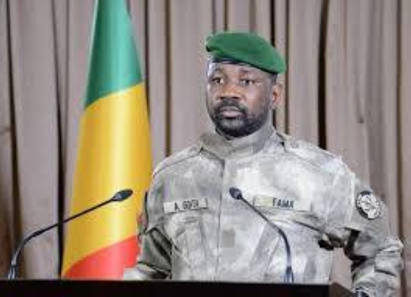 Colonel Assimi Goïta, chef de la transition malienne 