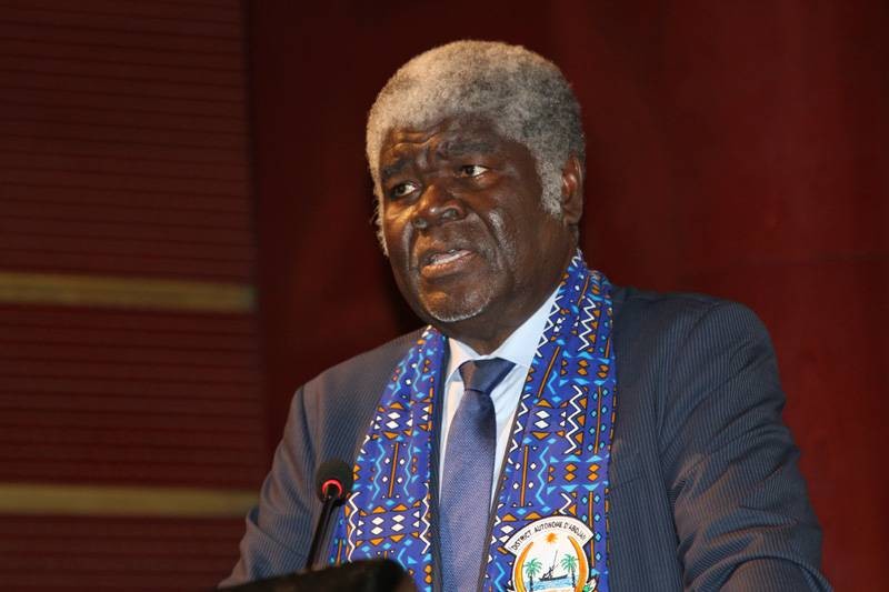 Le ministre gouverneur du district d'Abidjan, Robert Beugré Mambé. (PH: Joséphine Kouadio)