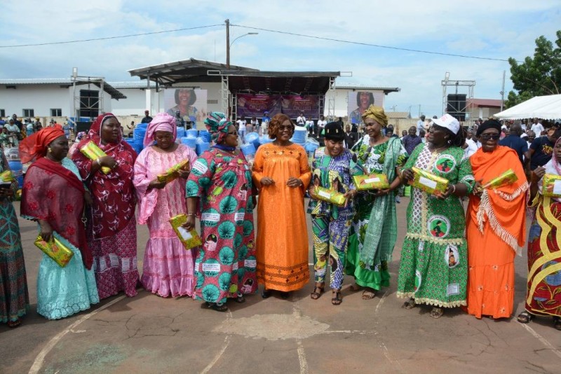 Plus de 3000 cadeaux qui ont été offerts aux femmes du Bounkani. (DR)