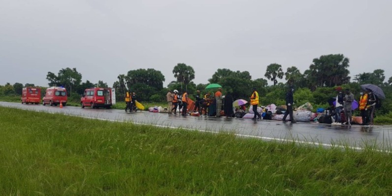 De nombreux accidents ont été enregistrés sur l'autoroute du Nord. (Ph: Gspm)