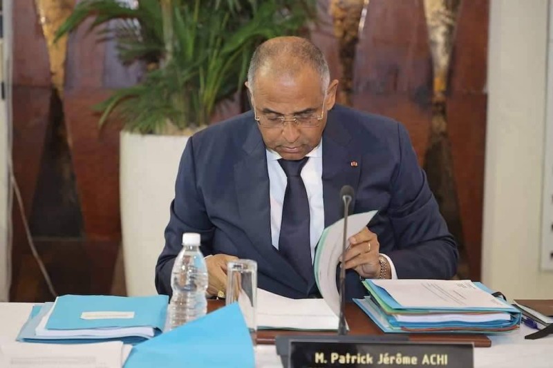 Le Premier ministre, Chef du gouvernement Patrick Achi