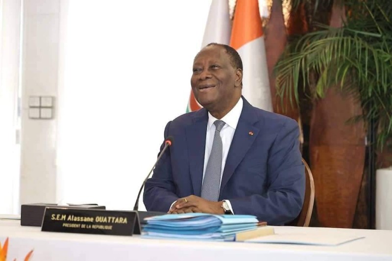 Le Président de la République, Alassane Ouattara