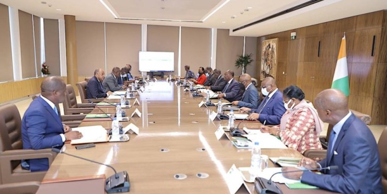 Les membres du Conseil national de sécurité se sont réunis au Palais présidentiel. (Ph: Dr)