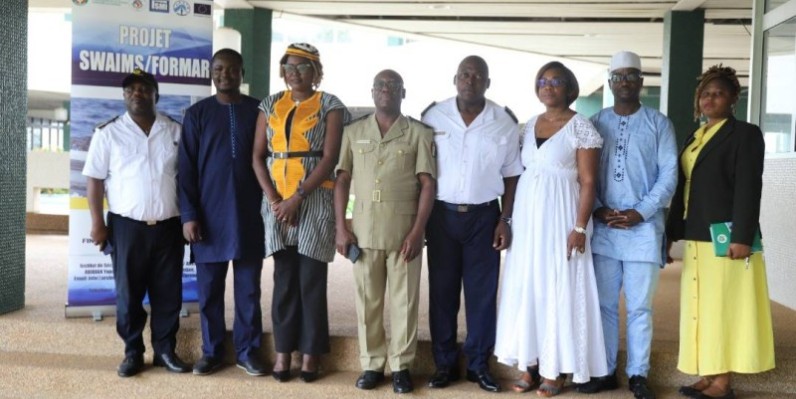 Photo de famille de quelques participants qui ont pris part à ce séminaire en ligne depuis Abidjan. (DR)