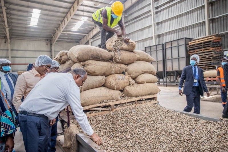 Une usines de transformation de cajou