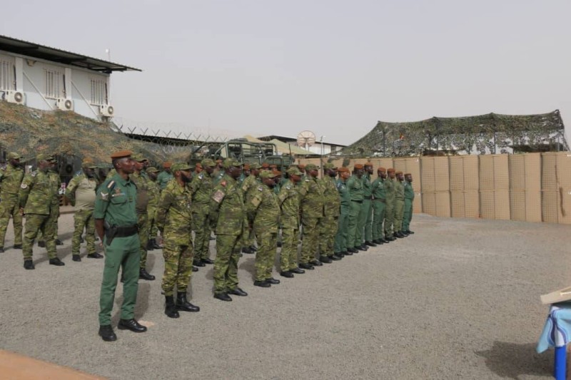 Des soldats ivoiriens de la Munisma