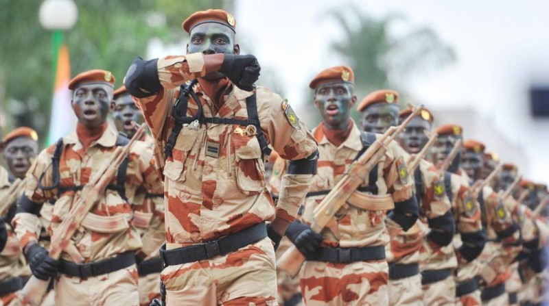 Les forces ivoiriennes