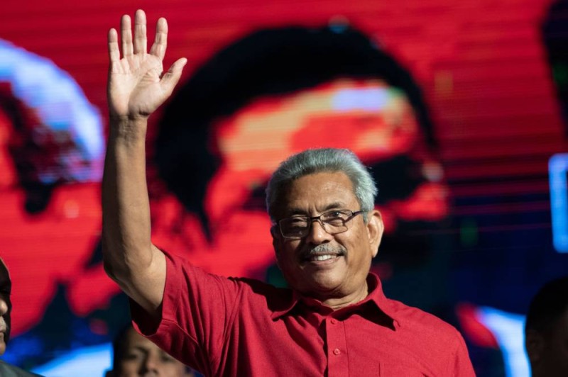 Le président du Sri Lanka