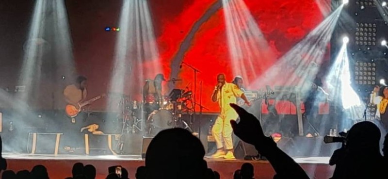 Alpha Blondy en concert au Palais des Congrès de l'hôtel ivoirie (Aip)