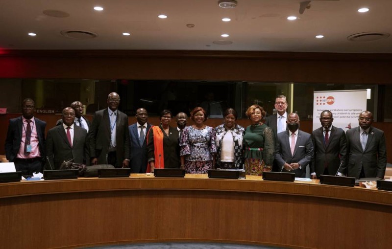 La délégation ivoirienne à New York. (DR)