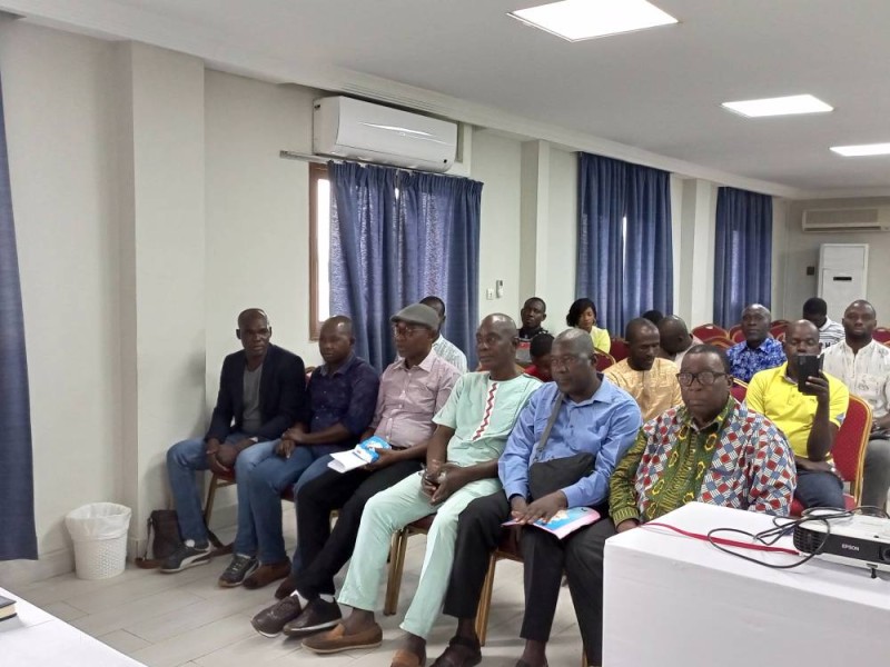 De nombreux producteurs de Café-cacao ont pris part à l'Assemblée générale (Ph: Salif D. CHEICKNA)