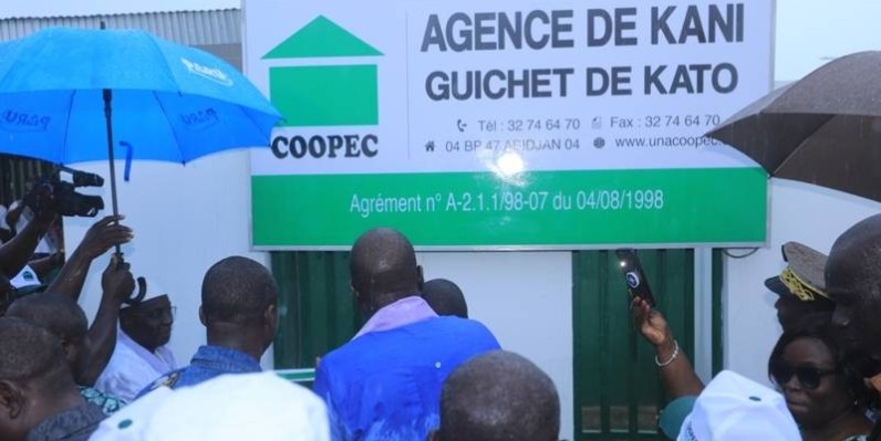 Le guichet de la coopec inauguré. (Ph: Dr)