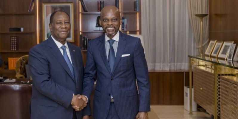 Le Président Alassane Ouattara a échangé avec l'émissaire du Président Faure Gnassingbe. (Ph: Dr)