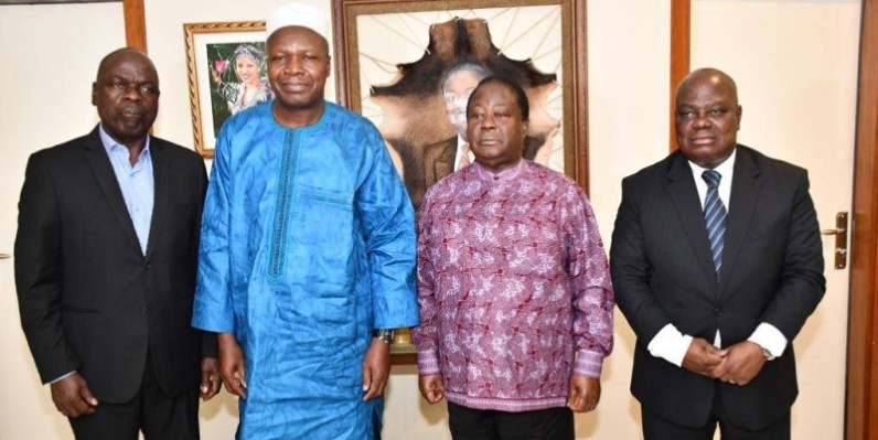 Henri Konan Bédié a reçu Albert Mabri Toikeusse. (Ph: Dr)
