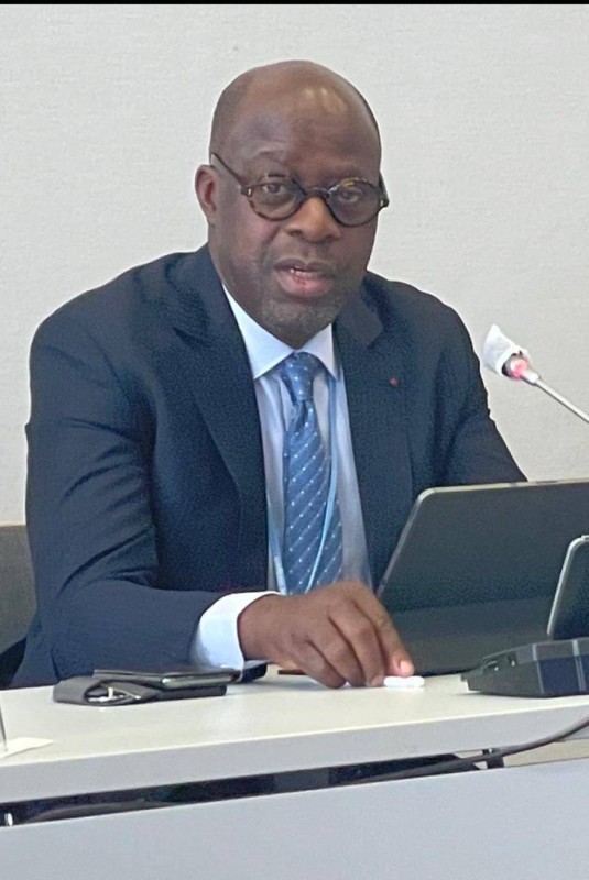 Alain Richard Donwahi et Ibrahim Président de la COP 15