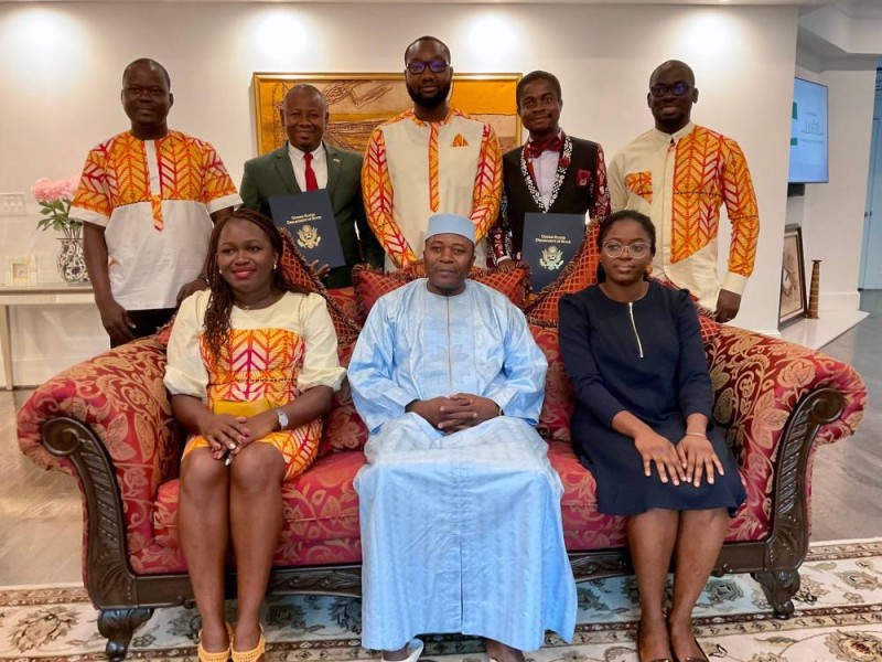 Les Yali autour de SEM Touré, Ambassadeur de Côte d'Ivoire aux USA