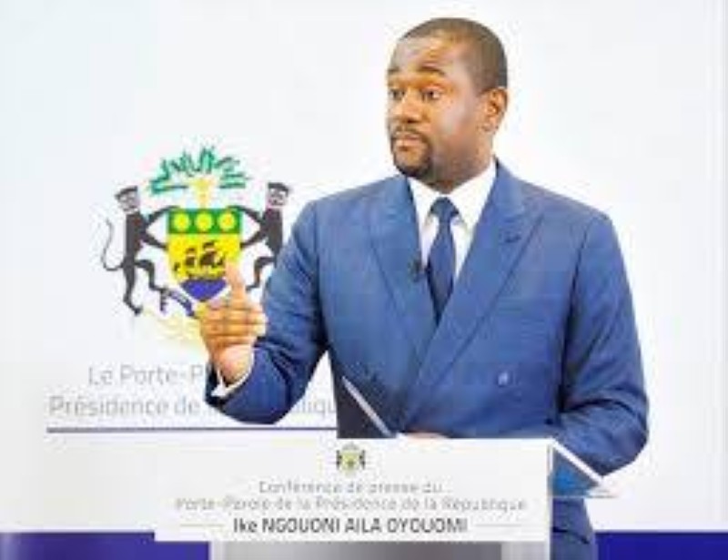 Ike Ngouoni, l'ex-porte-parole de la présidence du Gabon. (Ph: Dr)