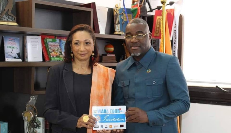La ministre Françoise Remarck a salué l’initiative de l’artiste Abou Nidal