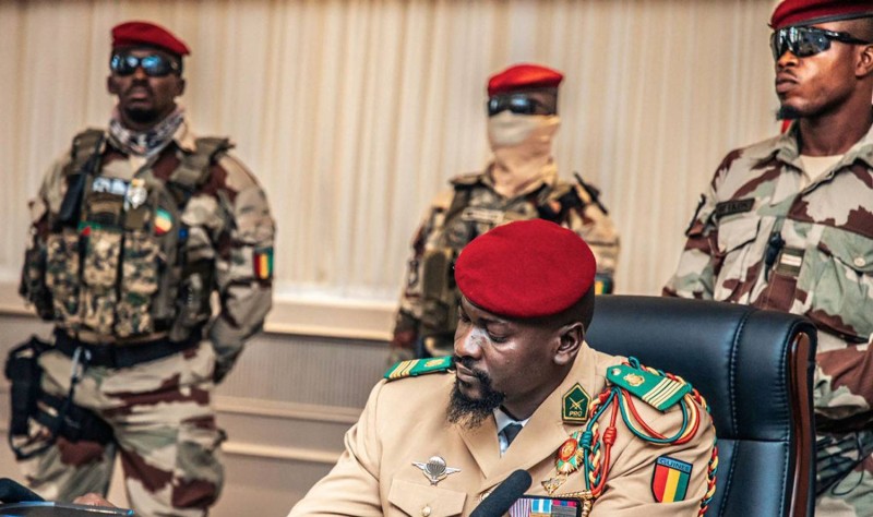 Le Colonel Doumbouya, chef de la junte