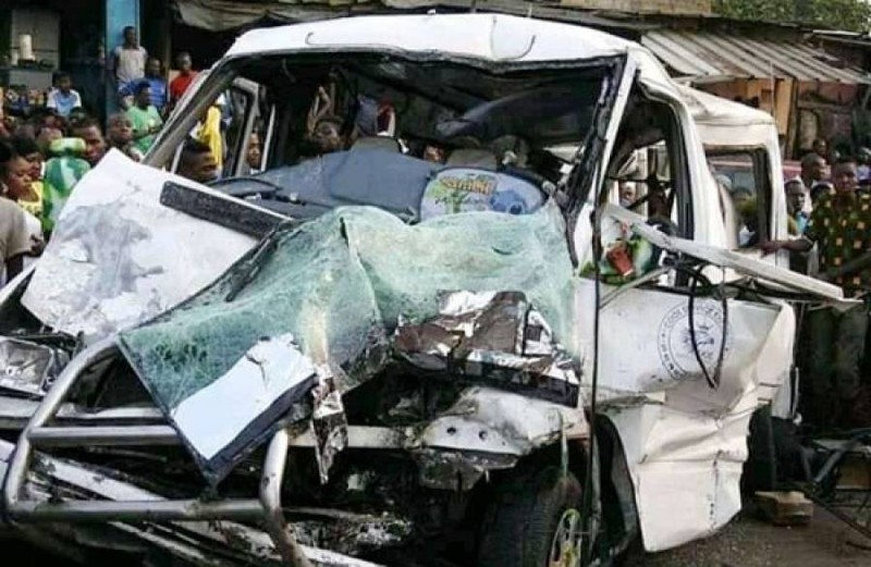 Une vue d'un minicar après un accident. (Ph: archives)