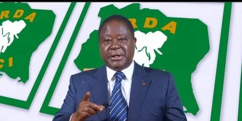 Henri Konan Bédié, président du PDCI. (Ph: Dr)