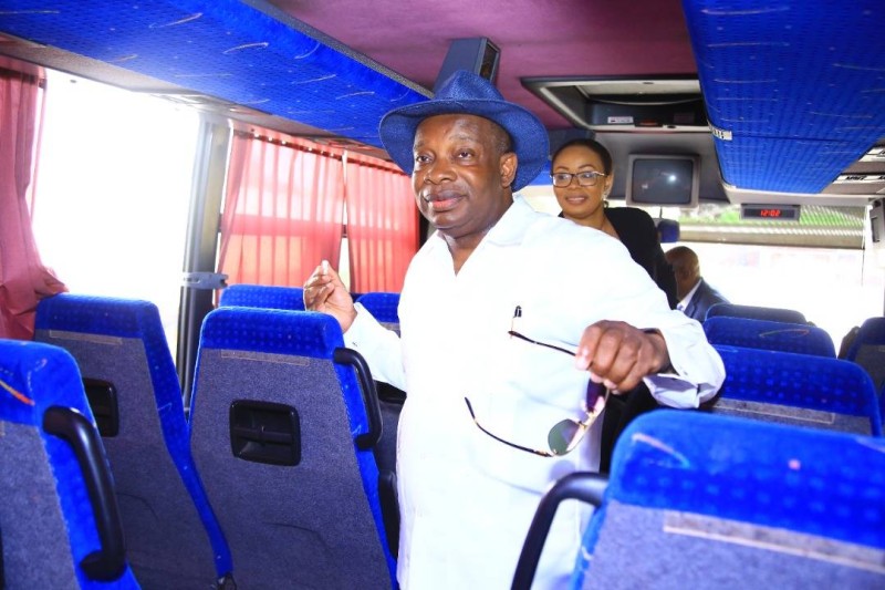 Le ministre Siandou Fofana et la Directrice générale du tourisme, Isabelle Anoh
