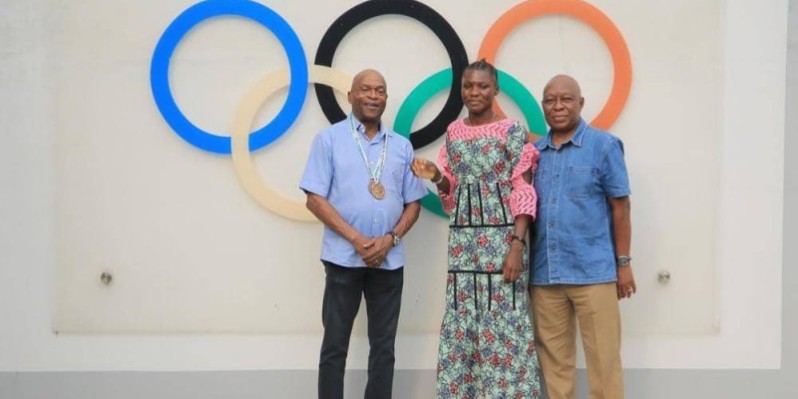 Minata Soro, la jeune cycliste ivoirienne, vise les Jeux de Paris 2024. (Ph: Dr)