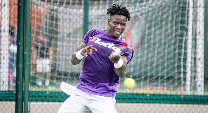 Wilfried Eliakim Coulibaly, tennisman ivoirien. (Ph: Dr)