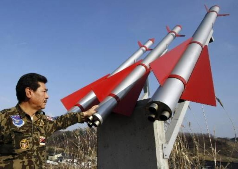 Des missiles japonais. (Ph: Dr)