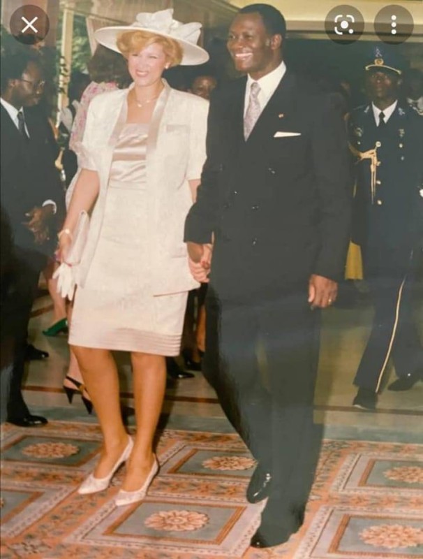 Le couple Ouattara