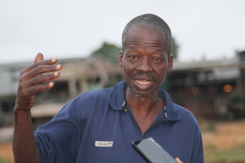 Claude Kouassi, secrétaire général de la chefferie de Yaokro, notre guide. (Ph: Véronique Dadié)