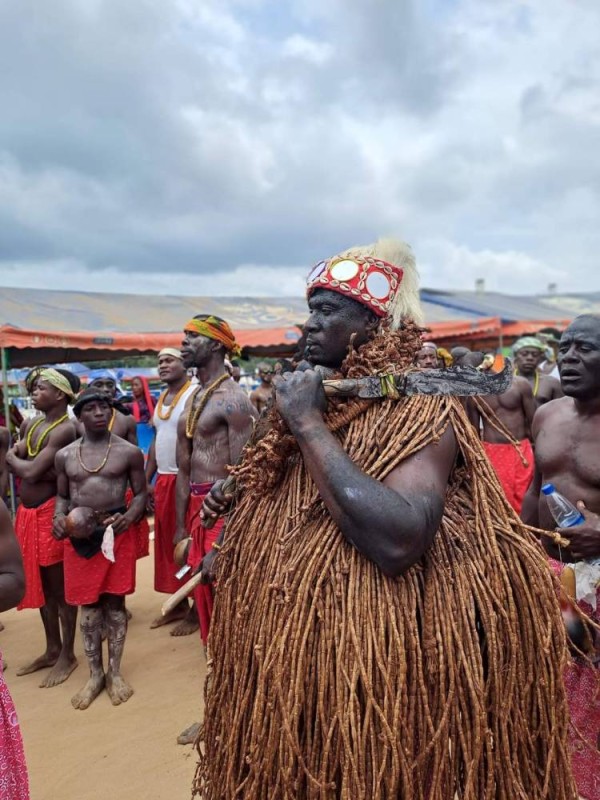 L'adjoint au chef guerrier de la Génération Mounan Boto d'Attinguié. (Ph: Génération Mounan)