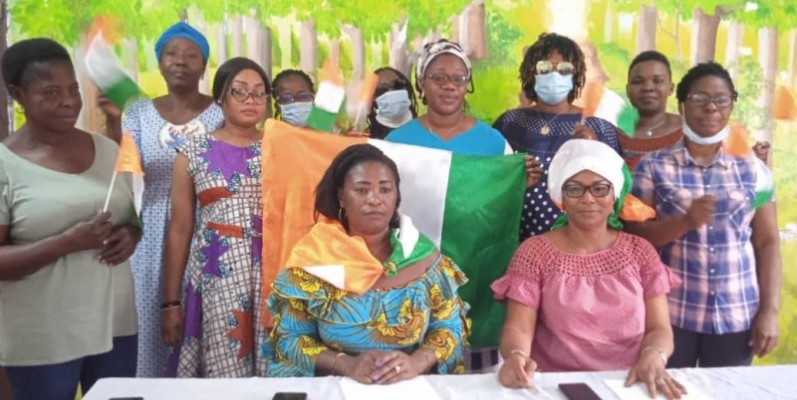 Les Femmes patriotes de Côte d'Ivoire demandent la libération des 49 soldats détenus au Mali. (Ph: Dr)