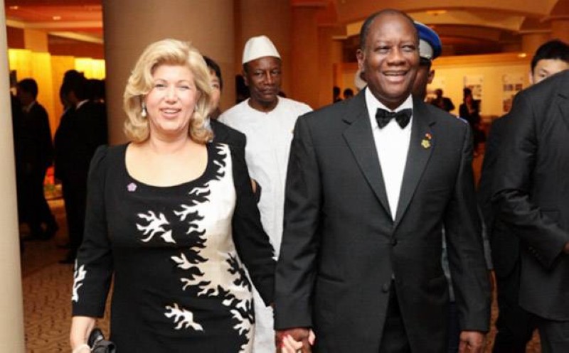 Le couple présidentiel ivoirien. (Ph: Dr)