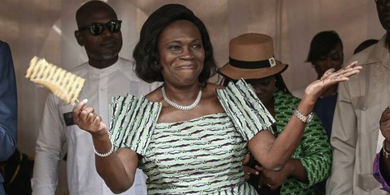 La présidente du Mouvement des générations capables (Mgc), Simone Ehivet Gbagbo. (Ph: Dr)
