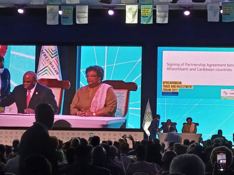 Signature de convention entre la Barbade et Afreximbank