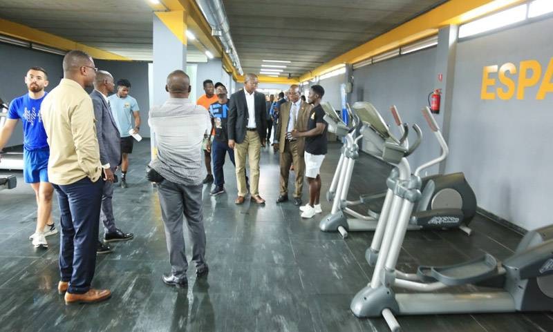 Une vue de la salle de gymnastique ouverte à Koumassi. (Ph: Dr)