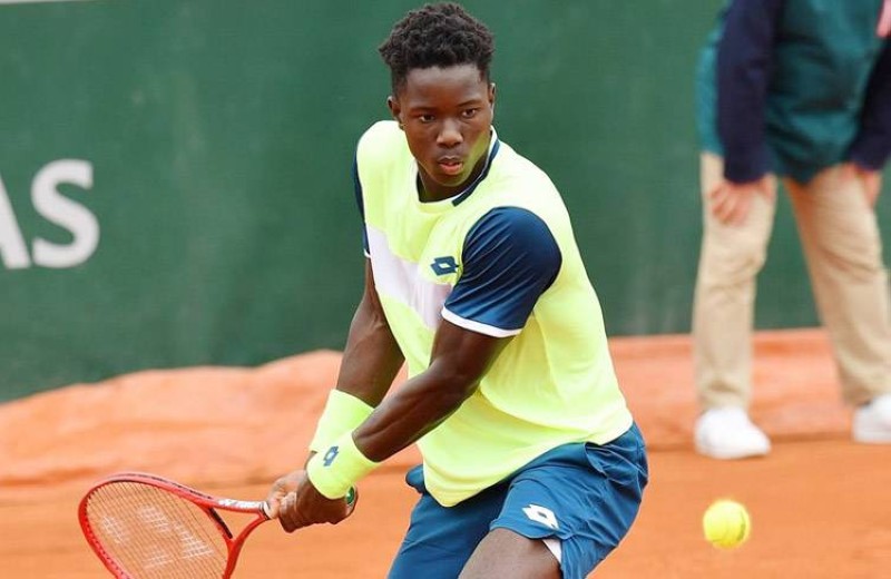 Eliakim Coulibaly, le tennisman ivoirien de 20 ans fait parler de lui dans le monde. (Ph: Dr)