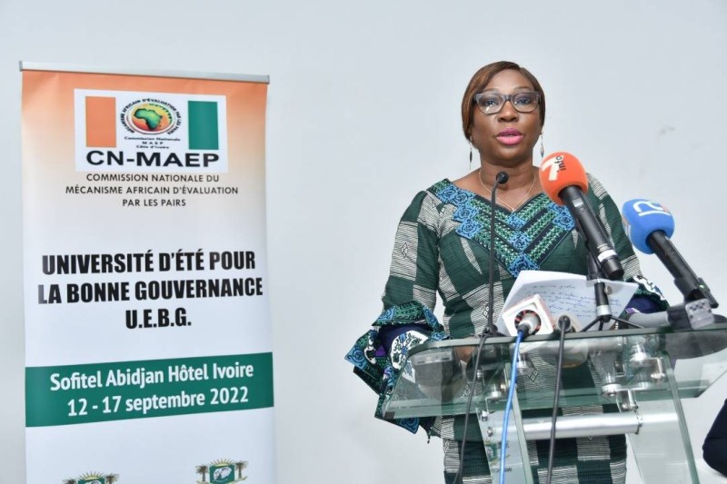 Kandia Camara, point focal du Cn Maep. (Ph: Dr)