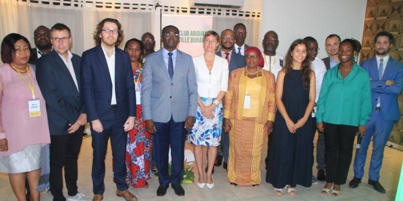 Félix Anoblé a rencontré des hommes d'affaires. (Ph: Dr)