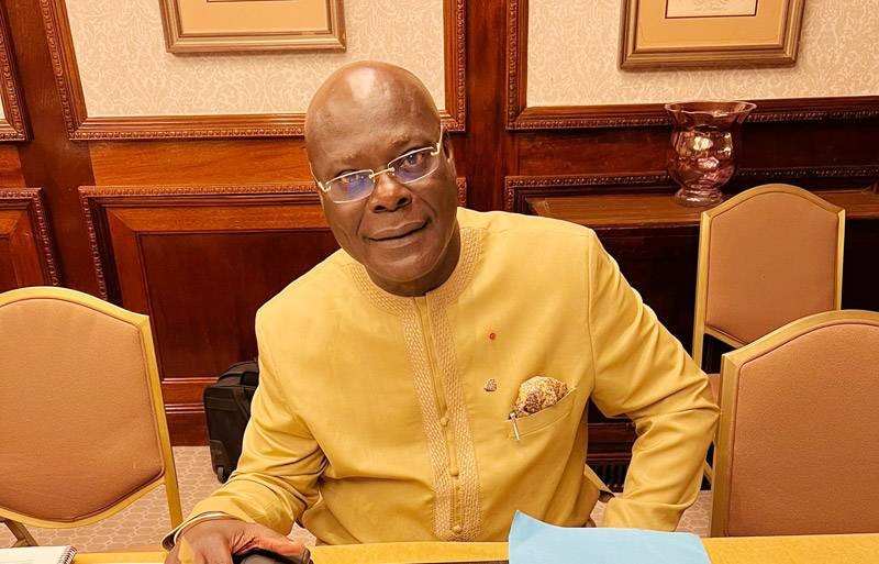 Aduo Luc Kouamé, président de l’Association des avitailleurs maritimes d’Afrique. (Ph: Dr)