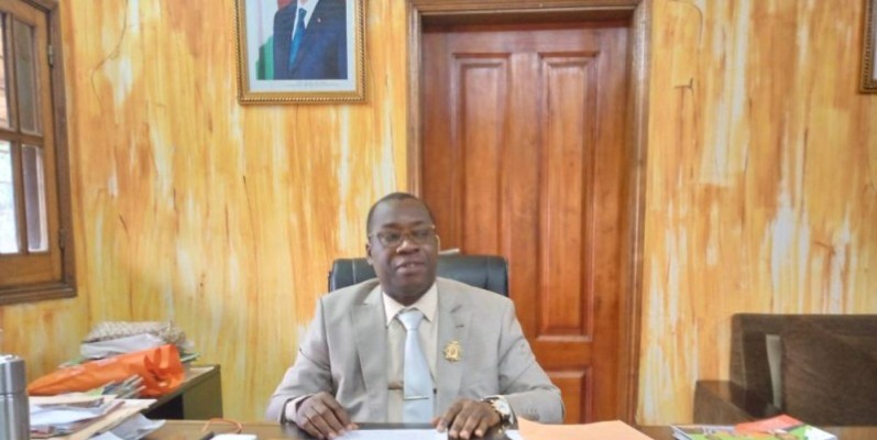 Namelessé-Kouassi Kobenan Ali, Pdg de l'Université polyvalente du Maghreb en Côte d'Ivoire. (Ph: Franck YEO)