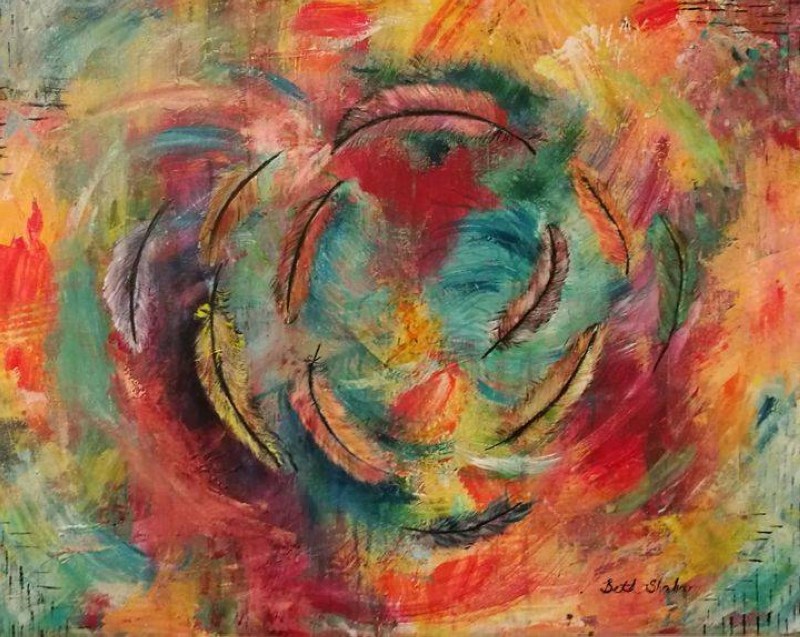 Un tableau de l'artiste-peintre Beth Shahar