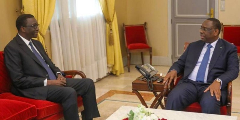 Le Président sénégalais, Macky Sall (à droite) et son nouveau Premier ministre, Amadou Ba. (Ph: Dr)