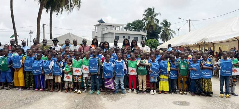 Une vue des élèves avec leurs kits. (Ph: Dr)