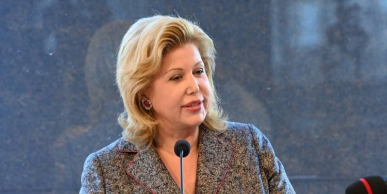 Dominique Ouattara a mis en exergue la santé publique un pan de son plan d'action. (Ph: Cabinet Première dame)